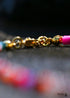 Boho Necklace, Seed Bead Choker, Pearl Heart